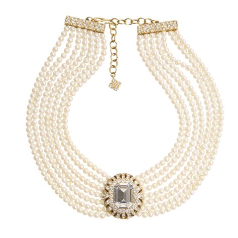 givenchy agate neckless|givenchy pearl necklace.